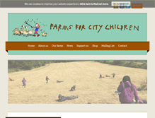 Tablet Screenshot of farmsforcitychildren.org